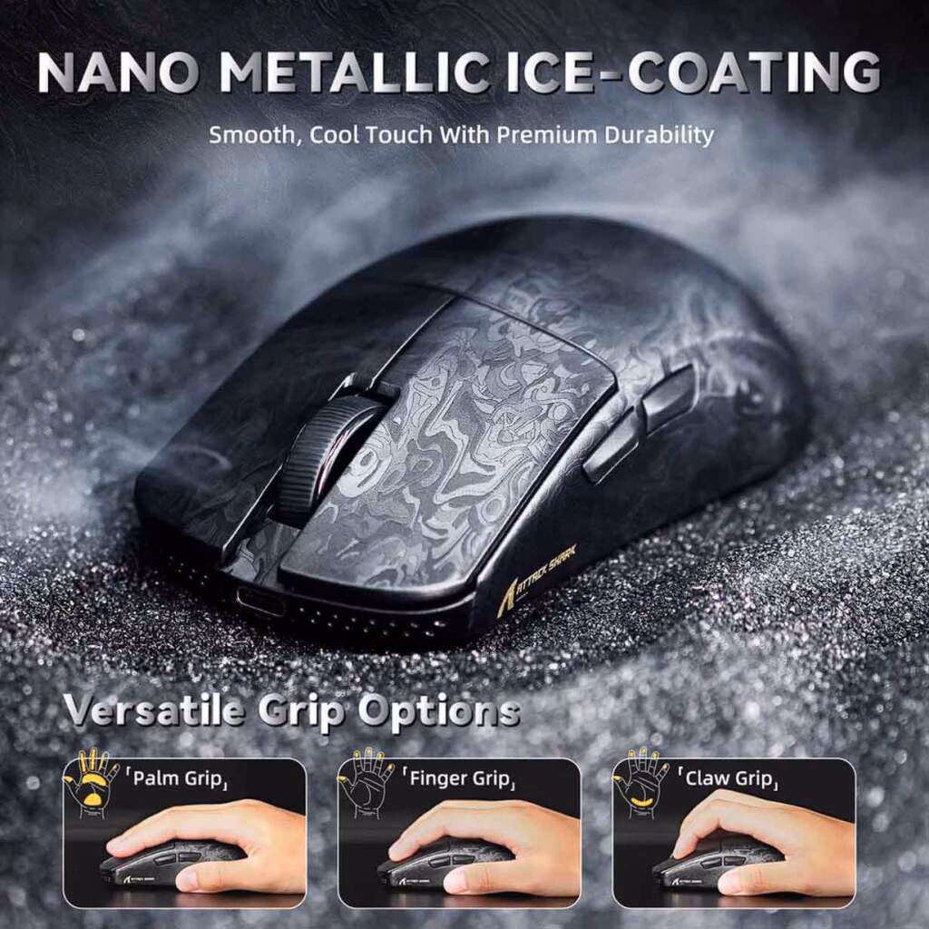 ATTACKSHARK R11 ULTRA grip