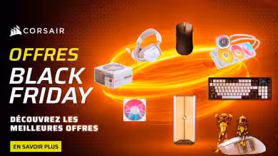 Black Friday Corsair 2025 227 Produits Gaming en Promo
