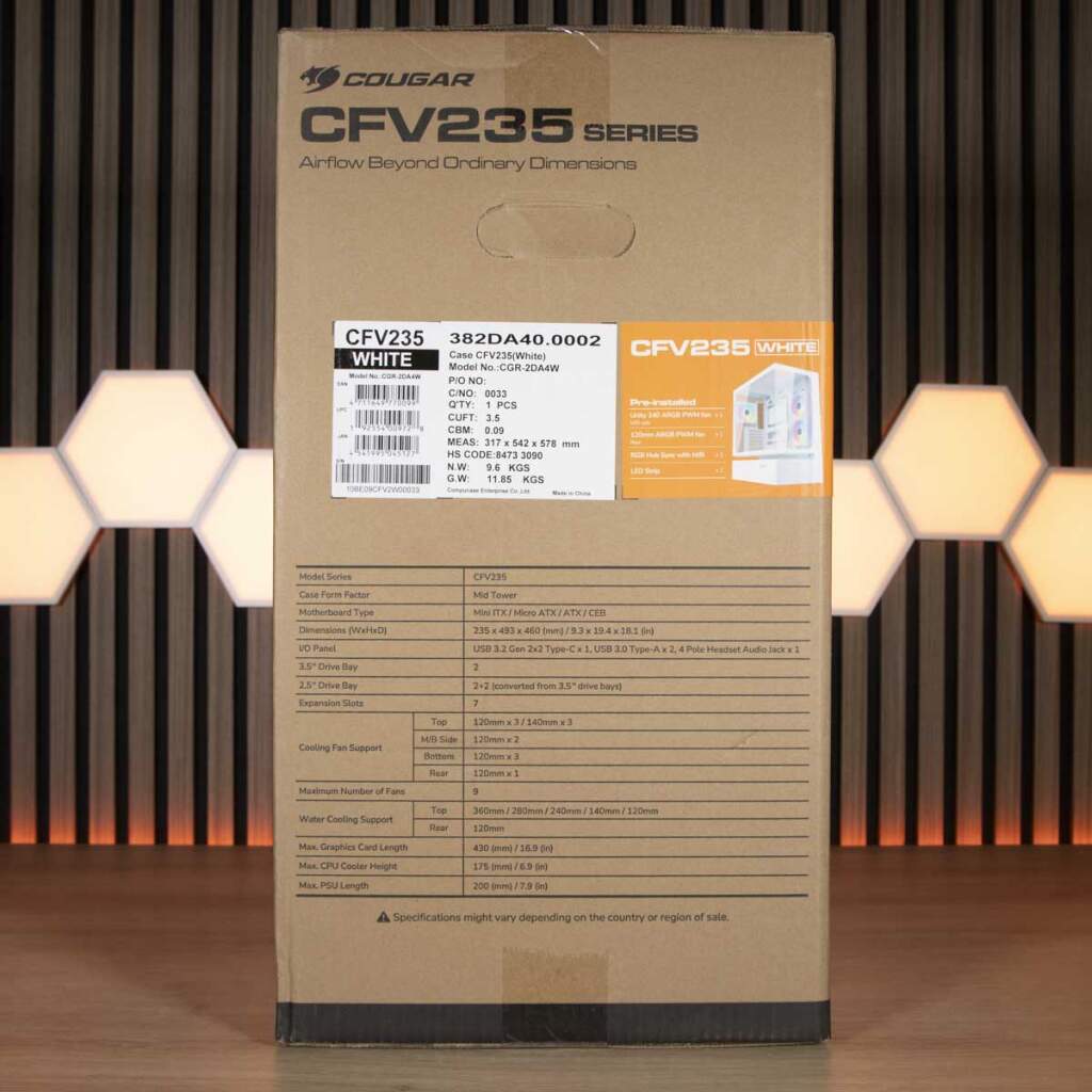 COUGAR CFV235 petit côté 2