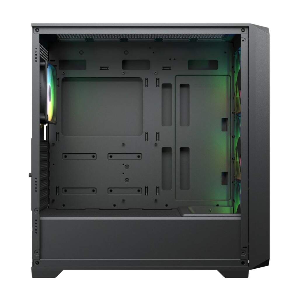 Cougar MX600 Air et Air Pro : le boîtier mid-tower conçu pour un flux d’air maximal et une compatibilité étendue 3 Cougar MX600 Air noir chambre principale