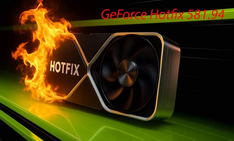 GeForce Hotfix 581.94 Couv