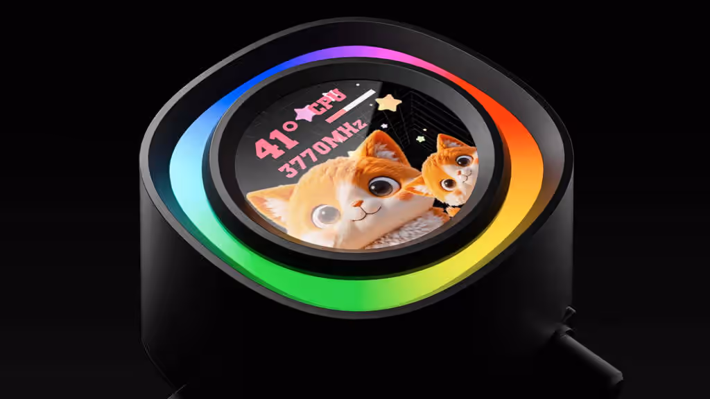 ID-Cooling FX360 LCD, FX360 LCD PE et FX360 TD : refroidisseurs AIO puissants et élégants pour PC haute performance 7 ID Cooling FX360 LCD écran LCD