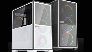 1STPLAYER lance l’INFINITY IF8, un boîtier PC modulable au design symétrique en verre et maille 24 INFINITY IF8 Couv