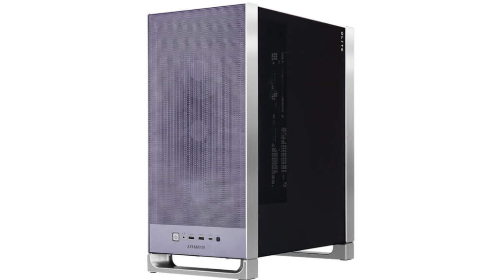 InWin DLITE : un nouveau boîtier ATX premium mêlant design, efficacité et plaisir d’assemblage 3 InWin DLITE lilas trois quarts