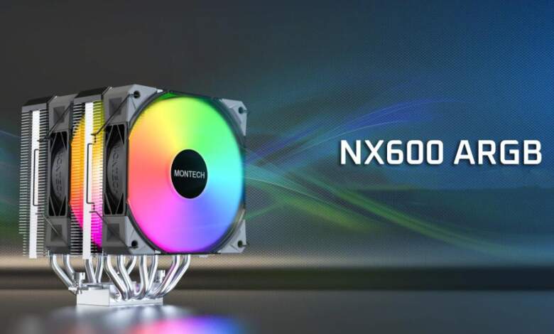 MONTECH NX600 et NX600 ARGB : le refroidissement double tour hautes performances à prix imbattable 1 MONTECH NX600 Couv