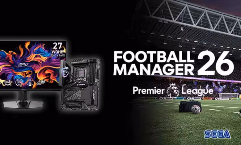 MSI x SEGA : Football Manager 26 offert pour l’achat de cartes mères ou moniteurs éligibles 1 MSI Football manager 26 Couv