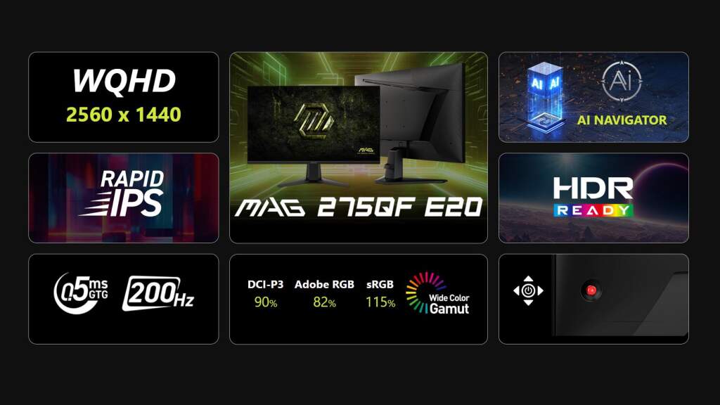 MSI MAG 275QF E20 caractéristiques