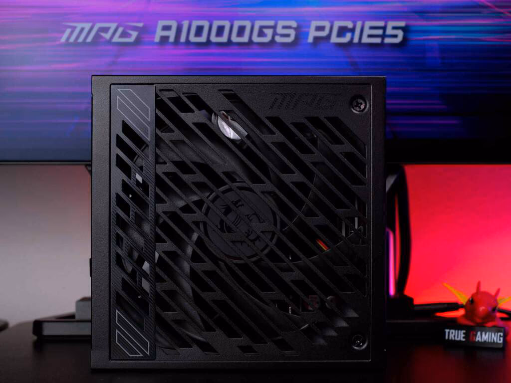 MSI MPG A1000GS face grille de ventilation