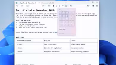 Notepad Windows 11 ajoute les tableaux et des réponses IA en streaming 1 Notepad Tables windows 11