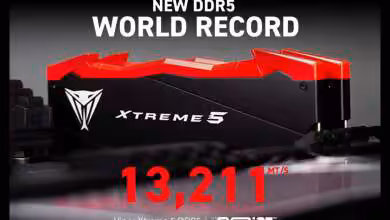 La Patriot Viper Xtreme 5 DDR5 fracasse le record du monde : première à atteindre 13 211 MT/s 6 Patriot Viper Xtreme 5 record Couv