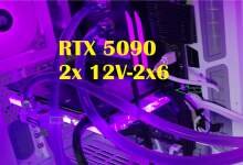 RTX 5090 mod 2x 12v 2x6