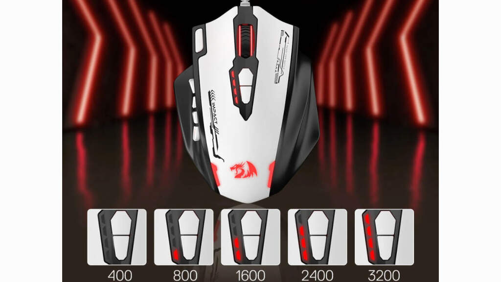 Souris gaming Redragon Impact M908 SE DPI