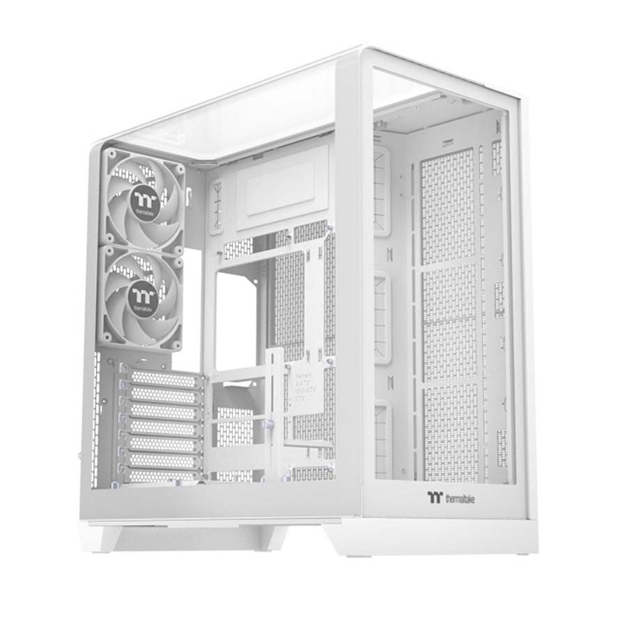 Thermaltake présente le View 390 TG, un boîtier panoramique élégant pour PC de nouvelle génération 3 Thermaltake View 390 TG blanc