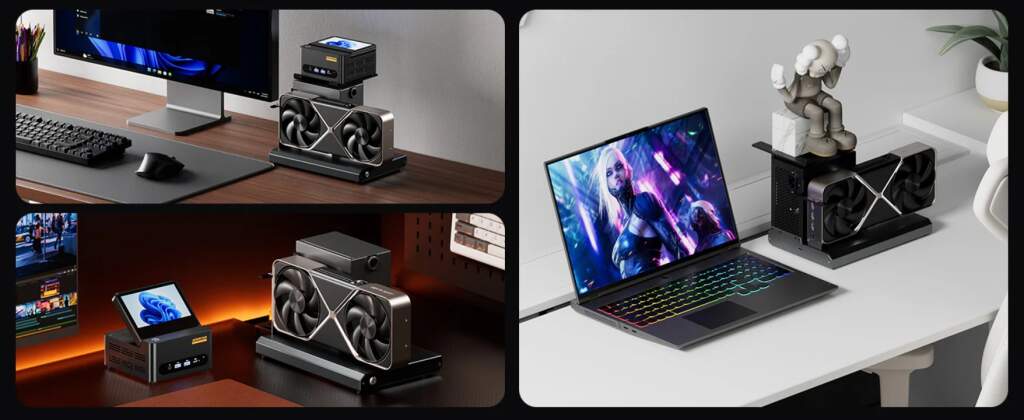 AOOSTAR EG02 : dock eGPU Thunderbolt 5 et OCuLink à 219 dollars, compatibilité au long cours 4 aoostar eg02 egpu 2