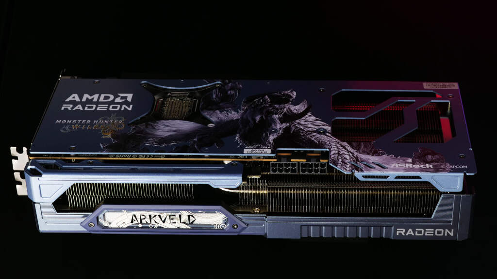 Unboxing de la ASRock Radeon RX 9070 XT Monster Hunter Wilds Edition 9 asrock amd radeon rx 9070 xt steel legend monster hunter 16 go 01