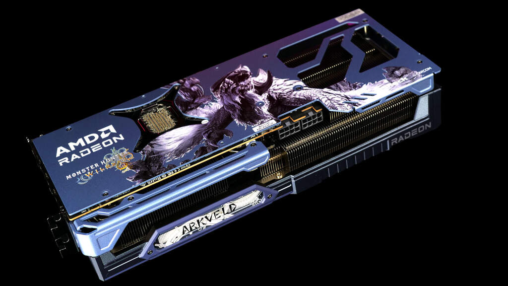 Unboxing de la ASRock Radeon RX 9070 XT Monster Hunter Wilds Edition 11 asrock amd radeon rx 9070 xt steel legend monster hunter 16 go demo