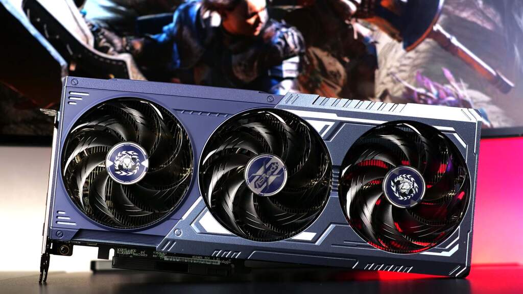 Unboxing de la ASRock Radeon RX 9070 XT Monster Hunter Wilds Edition 8 asrock amd radeon rx 9070 xt steel legend monster hunter 16 go vue de face