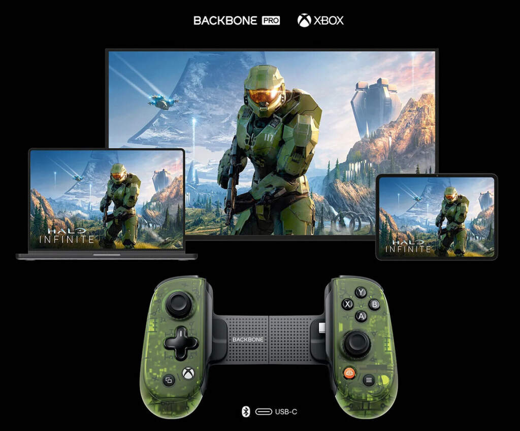 Backbone Pro Xbox Edition : manette mobile et PC double connexion, jusqu’à 40 h 4 Backbone Pro Xbox Edition : manette mobile/PC, double connexion, autonomie 40 h, ergonomie gaming, compatibilité Xbox