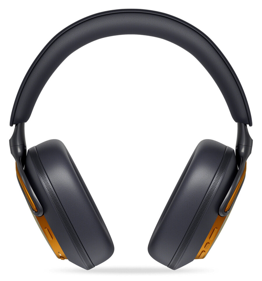 Casque sans fil Bowers & Wilkins Px8 S2 McLaren Edition noir et orange, design over-ear, matériaux premium, ANC, Bluetooth, aptX, autonomie longue
