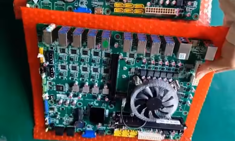 36 ports USB repérés sur une arte mère Intel LGA 1151 : une curiosité pour usages spécialisés 1 carte mere intel lga 1151 36 ports usb
