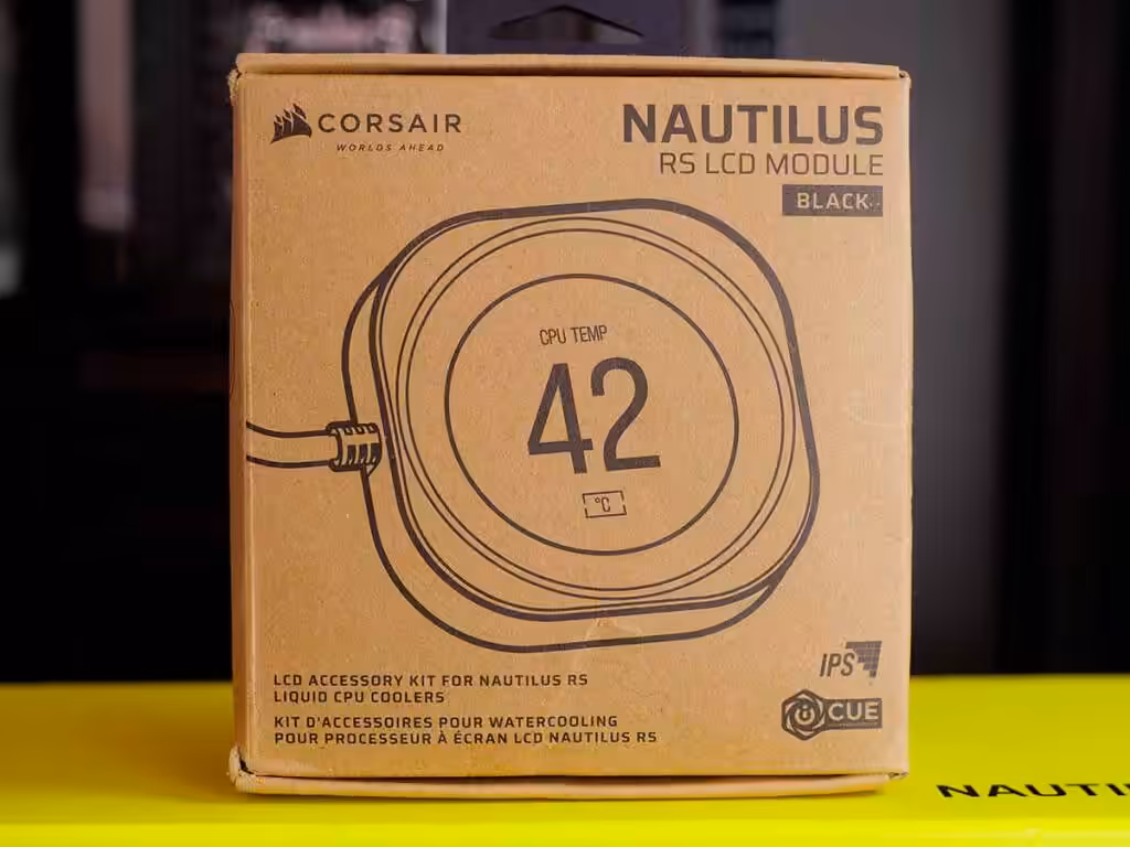 corsair nautilus lcd rs module box recto