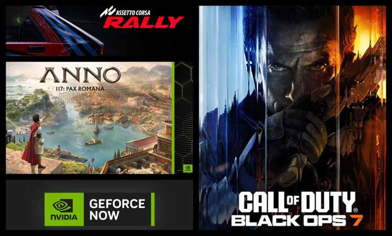 GeForce Now : Black Ops 7, Anno 117 et RTX 5080 dans le cloud 1 geforce now black ops 7 anno pax rom