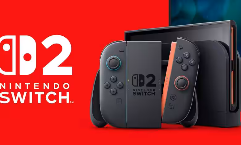 Photo de la Nintendo Switch 2 en gros plan, illustrant la console de jeu alors que les ventes atteignent 10,36 millions et un