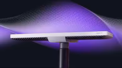 Antenne satellite Amazon Leo Ultra 1 Gb/s compacte pour entreprises, modem intégré et design plein champ, matériel réseau haute performance