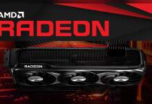 Carte graphique AMD RX sur PCB avec dissipateur et mémoire GDDR, hausse prix GPU et tension marché mémoire