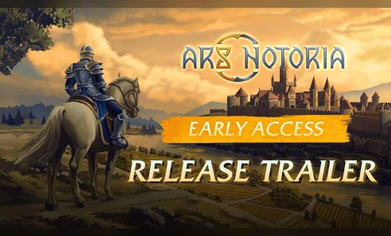 Ars Notoria entre en accès anticipé sur Steam : survie, craft et six écoles de magie 1 Capture d'écran jeu PC Ars Notoria affichant interface HUD, textures haute résolution, effets de lumière et sortilèges magiques