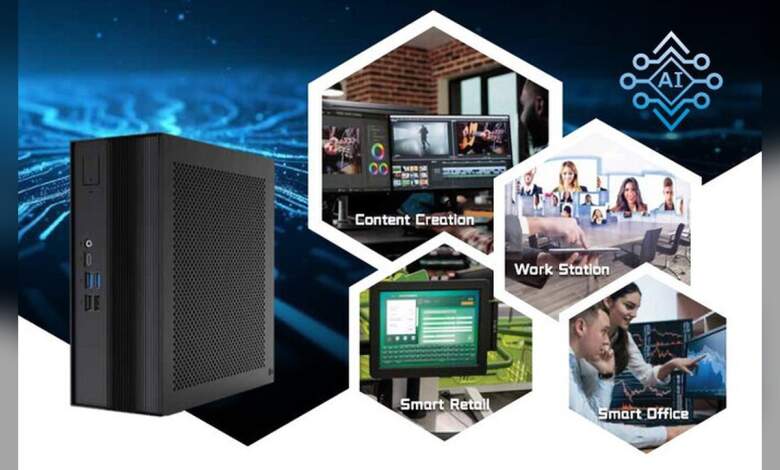 Mini PC ASRock DeskSlim B760 et X600 compact <5L, boîtier slim, ports I/O, refroidissement, SSD M.2, connectique matérielle