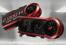 Carte graphique ASUS GeForce RTX 5090 PCB et ventilateurs, BIOS XOC 2 002 W en développement, composants VRM et dissipateur visibles