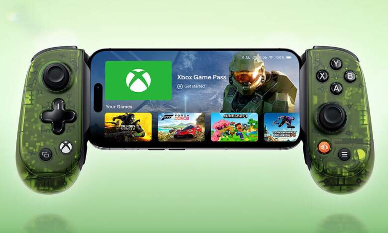 Backbone Pro Xbox Edition : manette mobile et PC double connexion, jusqu’à 40 h 1 Backbone Pro Xbox Edition : manette mobile/PC double connexion, autonomie 40 h, compatibilité iOS/Android/Windows