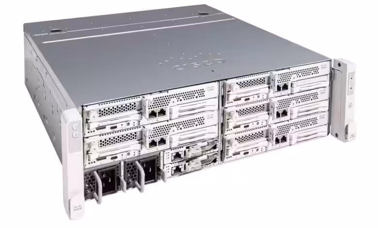 Serveur Cisco Unified Edge avec processeur Intel Xeon 6, IA agentique, edge computing, rack, refroidissement et câblage