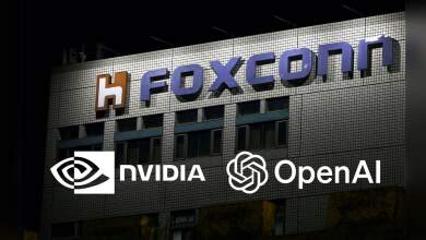 Centre de données Foxconn avec racks GPU NVIDIA pour supercalculateur 1,4 Md$, interconnexion haute performance, refroidissement liquide