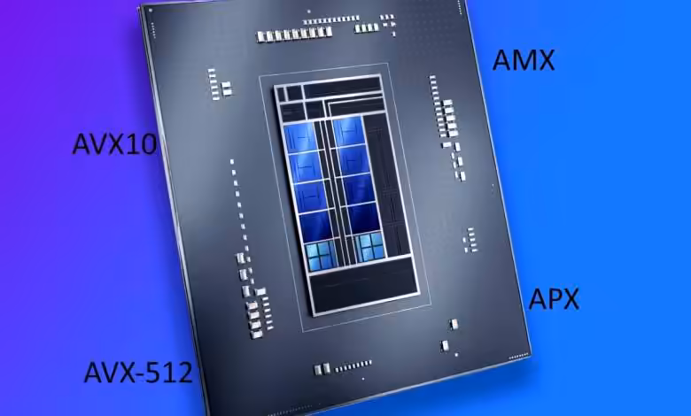 Intel Nova Lake CPU grand public avec AVX10, APX et AMX — avancées ISA, performances x86, architecture next‑gen