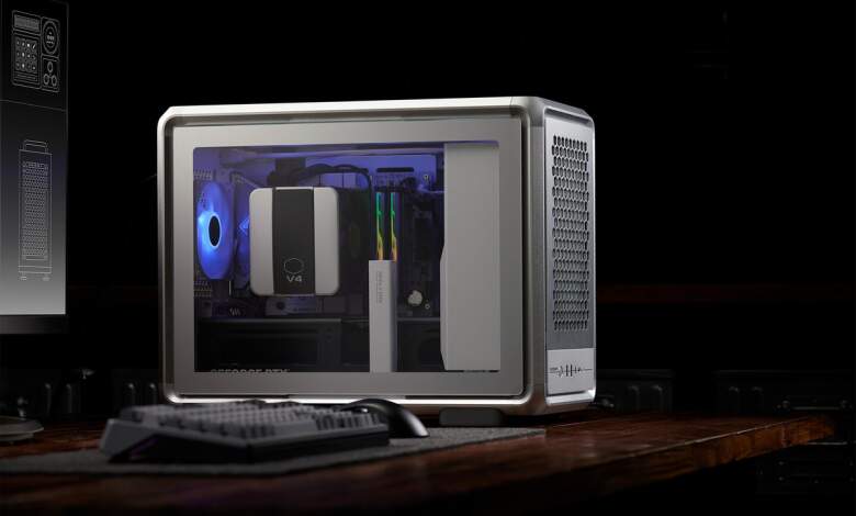 Cooler Master MasterFrame 400 Mesh : boîtier compact et modulaire, airflow maillé et support 360 mm 1 Cooler Master MasterFrame 400 Mesh : boîtier compact modulaire, panneau mesh, airflow optimisé, support radiateur 360 mm