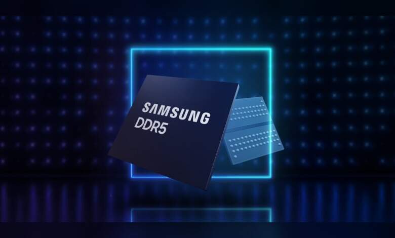 Samsung ferait flamber les prix de la DDR5 jusqu’à +60 % sous la pression des datacenters IA 1 Barrette DDR5 Samsung illustrant hausse de prix jusqu’à +60% impact datacenters IA, mémoire RAM serveur haute performance
