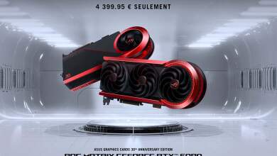 ASUS ROG Matrix Platinum RTX 5090 à 4 399 € en France : édition limitée à 1 000 unités 4 rog matrix rtx5090 p32g 30th prix 4399 eur