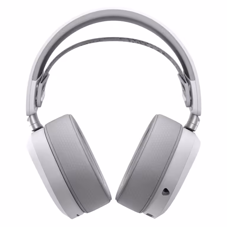 Casque gaming ASUS ROG Pelta White tri‑mode, 60 h d’autonomie, micro wideband, design blanc, connexion multi‑plateforme