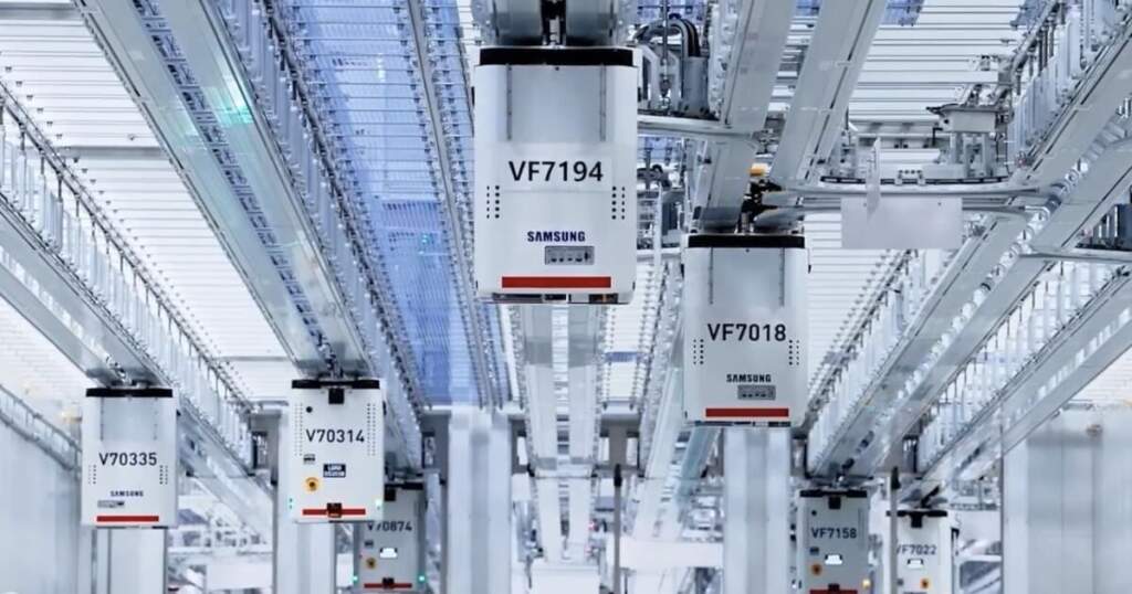 Samsung ferait flamber les prix de la DDR5 jusqu’à +60 % sous la pression des datacenters IA 2 Module mémoire DDR5 Samsung sur PCB, puces DRAM, dissipateur, performance pour datacenters IA et serveurs