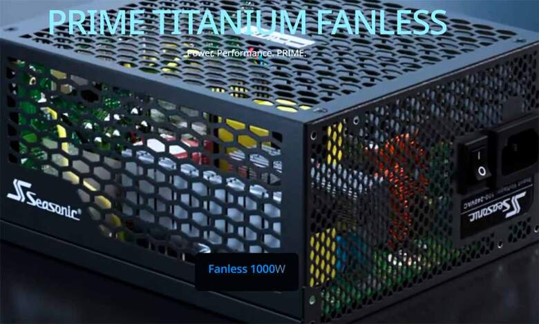 seasonic alimentation 1000 w fanless