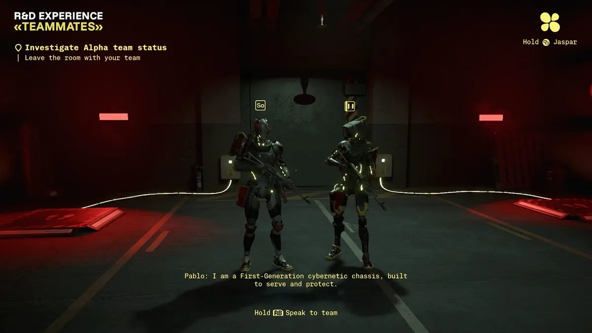 Ubisoft Teammates : un FPS expérimental propulsé par IA générative et commandes vocales 2 Vue promotionnelle d'Ubisoft Teammates montrant un FPS expérimental intégrant IA générative et commandes vocales en jeu