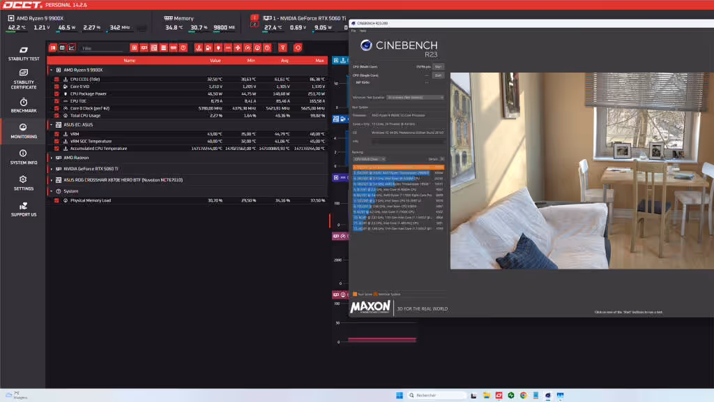 vrm pbo rog crosshair x870e hero btf