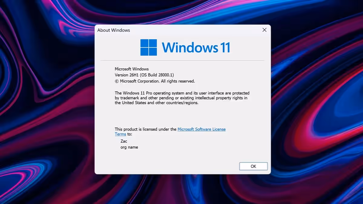 Windows 11 26H1 : focus support nouveaux SoC, compatibilité CPU/GPU, optimisation drivers, pas de grandes nouveautés