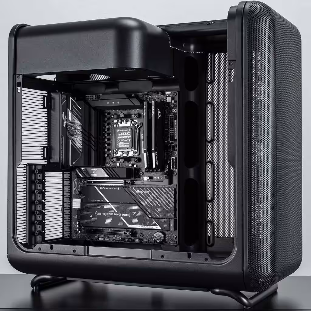 HYTE X50 et X50 Air disponibles : design arrondi, mesh intégral et support 360 mm 35 x50 montage