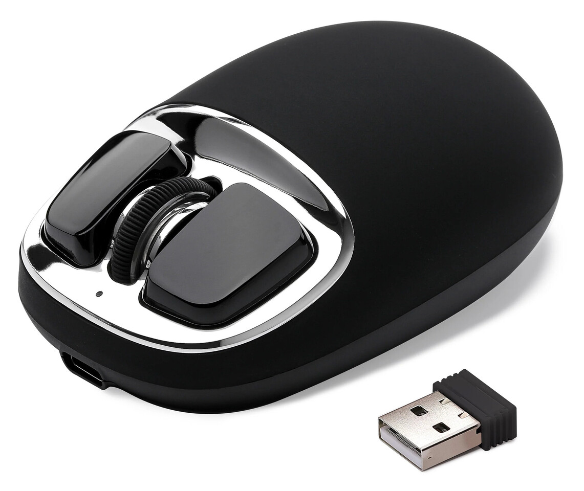 Yunzii C1 Silicone souris sans fil douce tactile triconnectée Bluetooth 5.0 RF USB-C capteur optique ergonomique