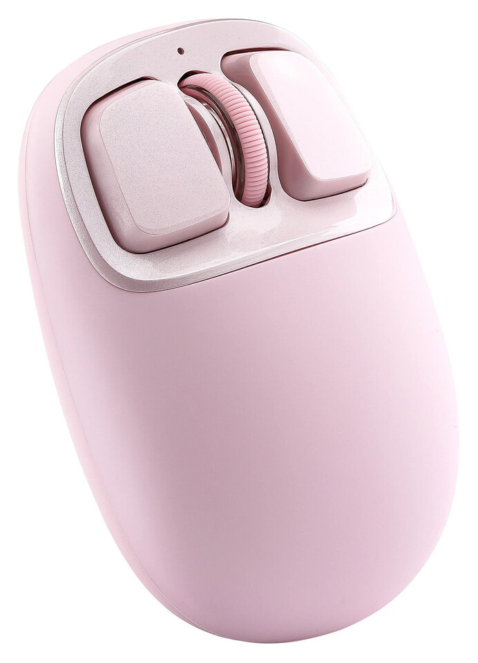 Souris sans fil Yunzii C1 en silicone douce, design ergonomique, triconnexion Bluetooth/2.4GHz/USB-C, capteur optique précis