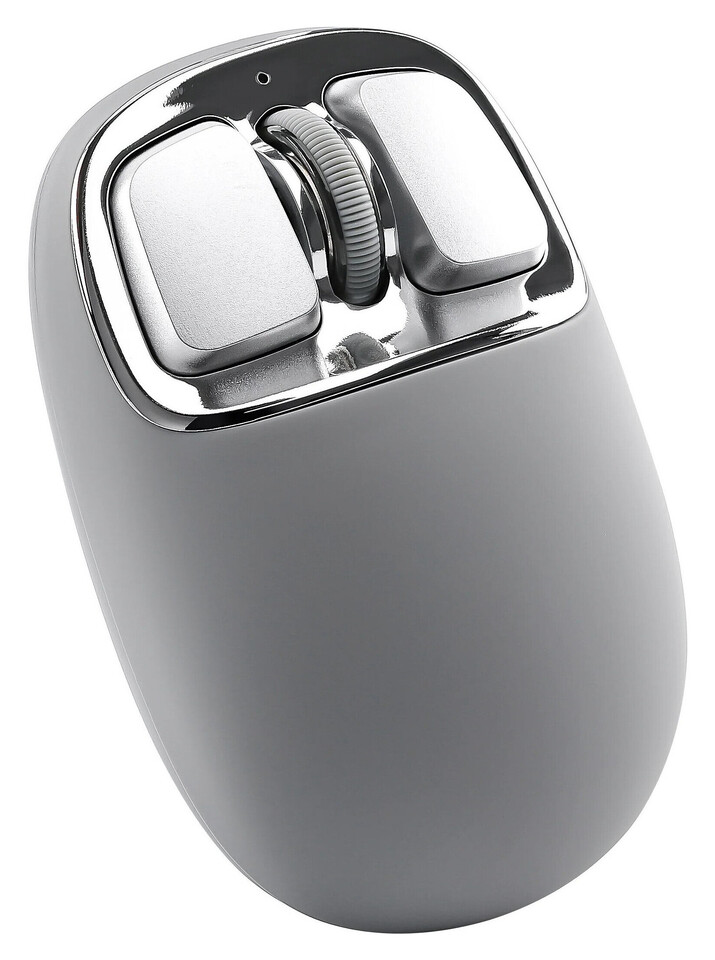 Souris sans fil Yunzii C1 en silicone doux, triconnectivité Bluetooth/2.4GHz/USB-C, design compact et capteur optique précis