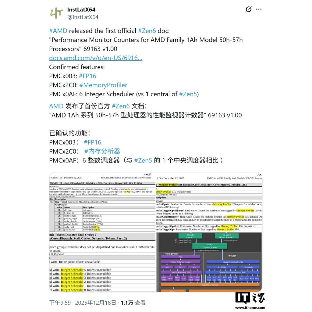AMD Family 1Ah Model 50h–57h zen 6